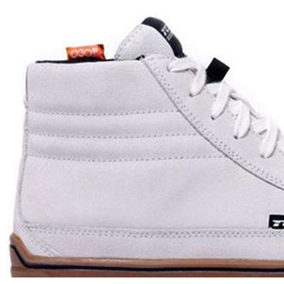 Chaussures de moto Tcx STREET 3 FADED WP blanches