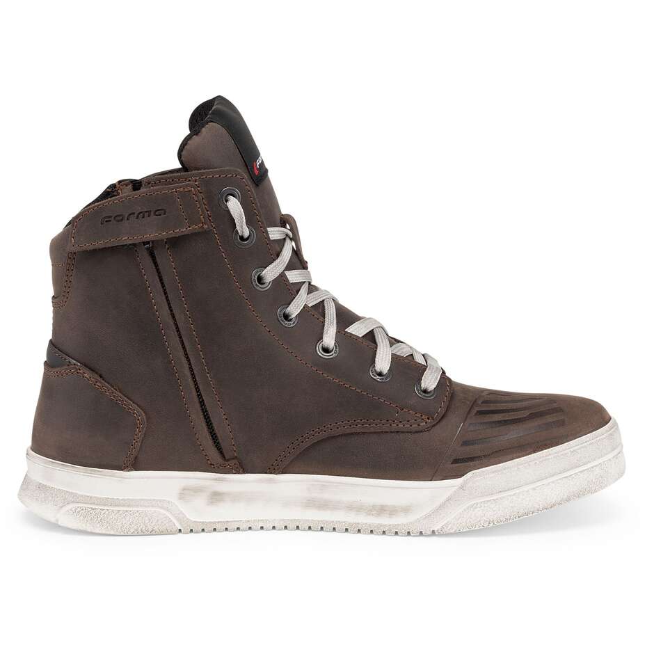 Chaussures de moto urbaines décontractées Shape CITY DRY Marron