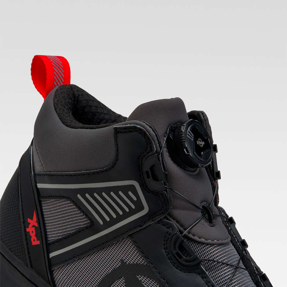 Chaussures de moto Xpd MOTO FAST Noir/Anthracite