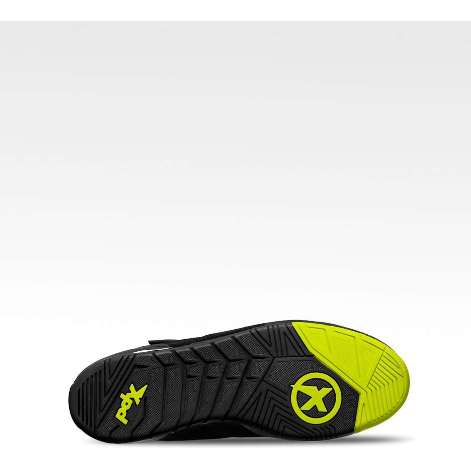 Chaussures de sport moto XPD X-RADICAL noir jaune fluo