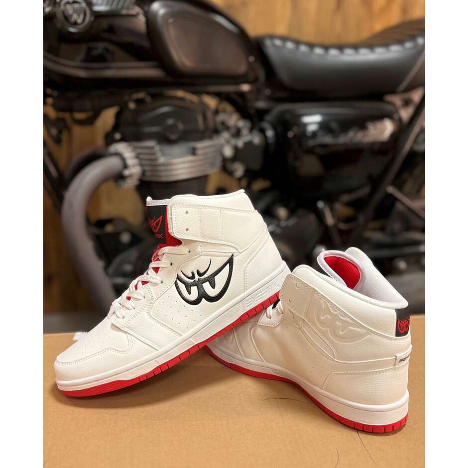 Chaussures décontractées Berik J1 bicolores blanc oeil rouge