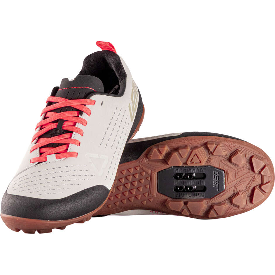 Chaussures Leatt Clip 2.0 Endurance pour femmes, blanches