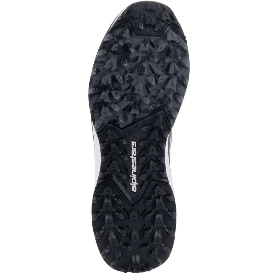 Chaussures Moto Alpinestars META XR V2 Noir Blanc Gris Foncé