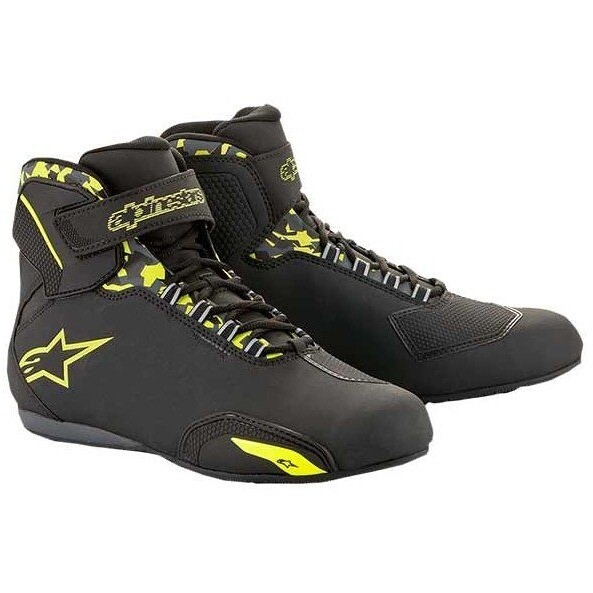 Basket noir et jaune fluo best sale