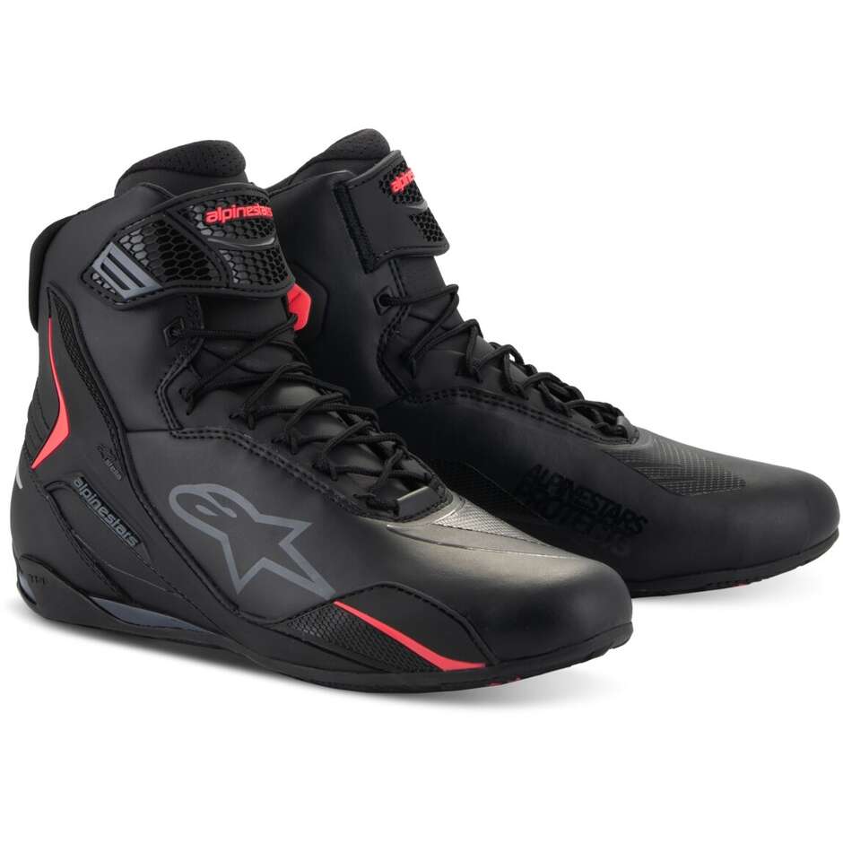 Chaussures moto Alpinestars STELLA FASTER-4 pour femme Noir Diva Pink