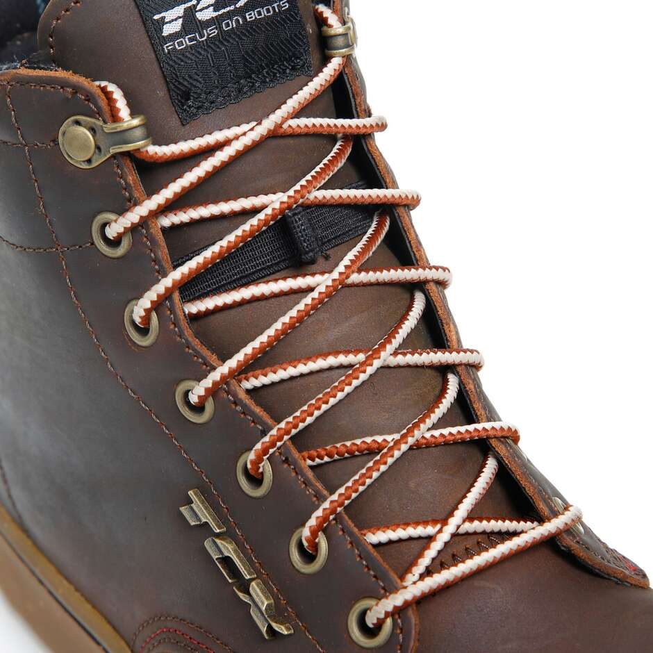 Chaussures moto imperméables personnalisées Tcx DARTWOOD WP Brown