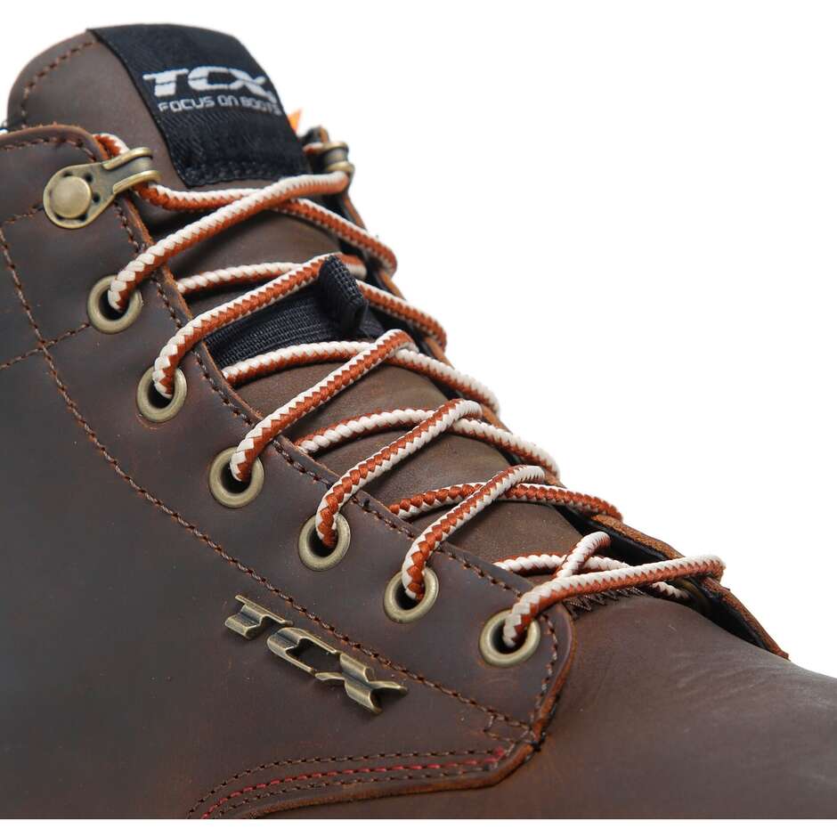 Chaussures moto imperméables personnalisées Tcx DARTWOOD WP Brown