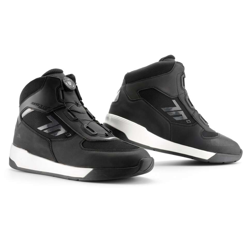 Chaussures Moto Seventy SD-BC10 Urban Noir Gris