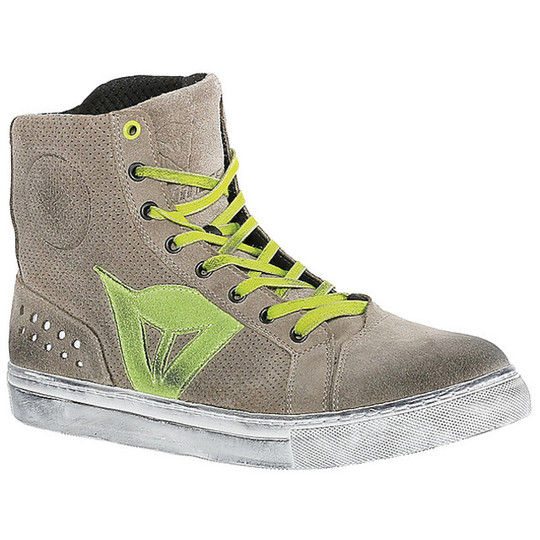 Chaussures Moto Techniques Dainese Street Biker Air Sand Green