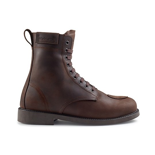 Chaussures Sneaker Moto Cafè Racer Certified Stylmartin DISTRICT WP Brown