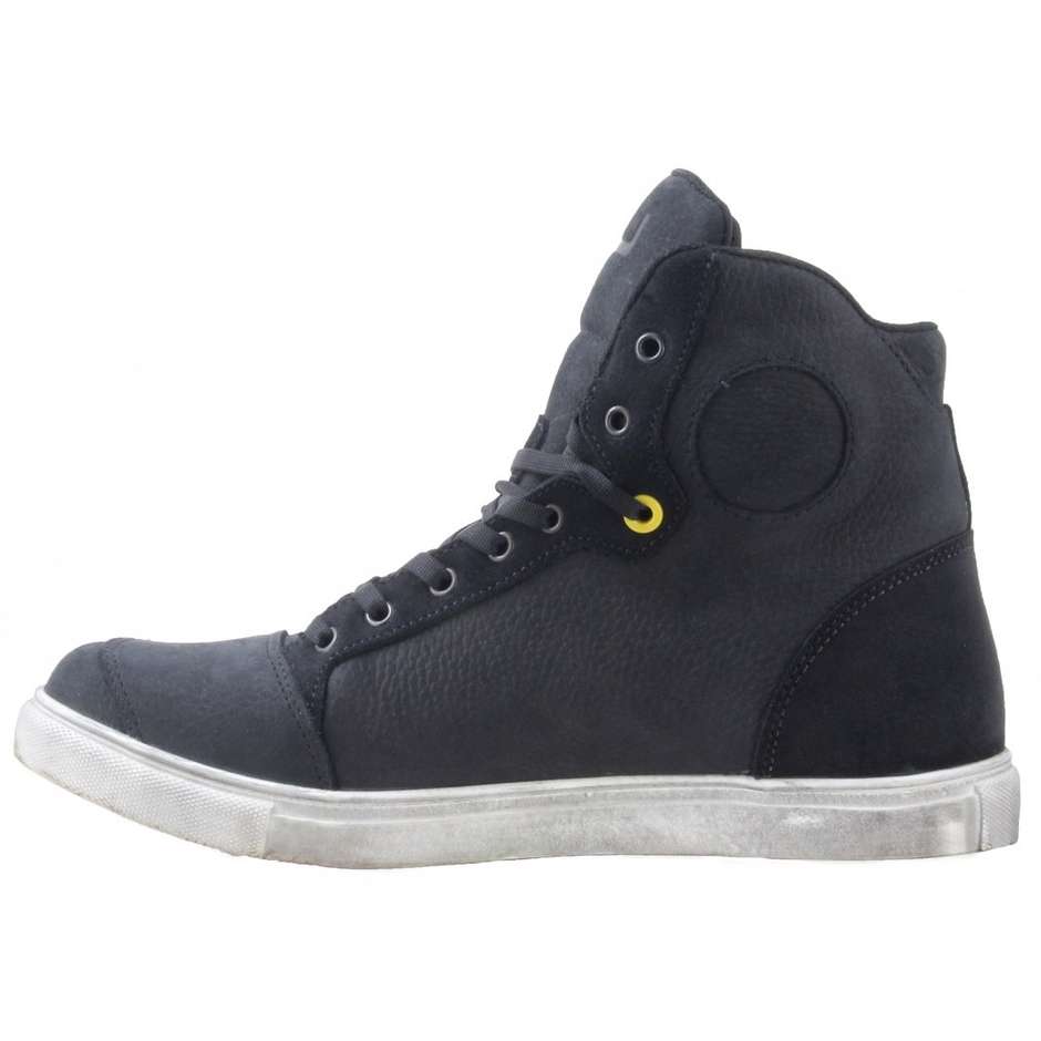 Chaussures Techniques OJ Move In Greased Nubuck Leather Black Raincoats