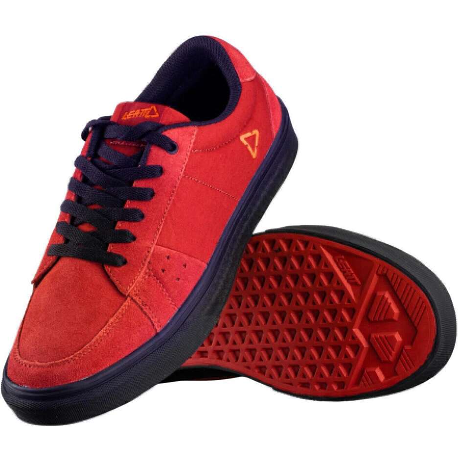 Chaussures VTT Leatt 1.0 FLAT Rouge