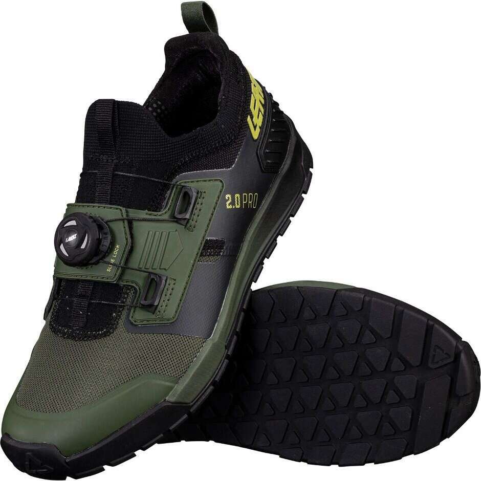 Chaussures VTT Leatt PROFLAT 2.0 vertes