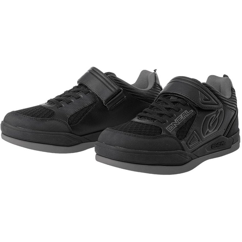 Chaussures VTT Oneal Sender Flat Black Grey Ebike
