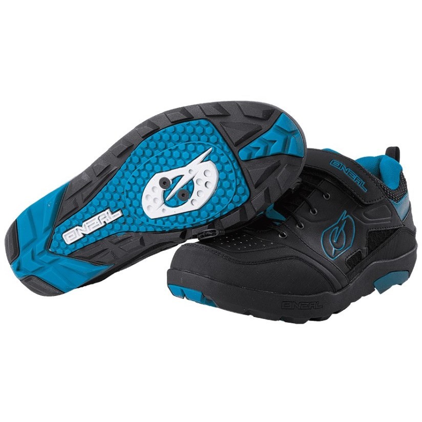 Chaussures VTT Oneal Traverse Spd MTB Ebike noir bleu