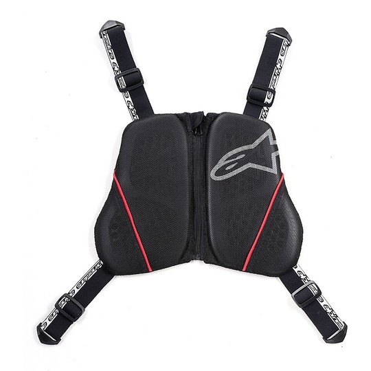 Chest protection Nucleon KR-C Black Red White