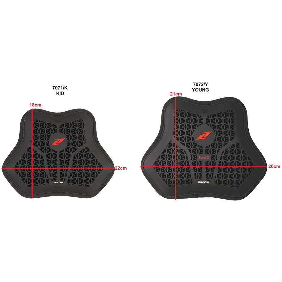 Child Chest Protection Zandonà 7072y NETCUBE CHEST Young RS