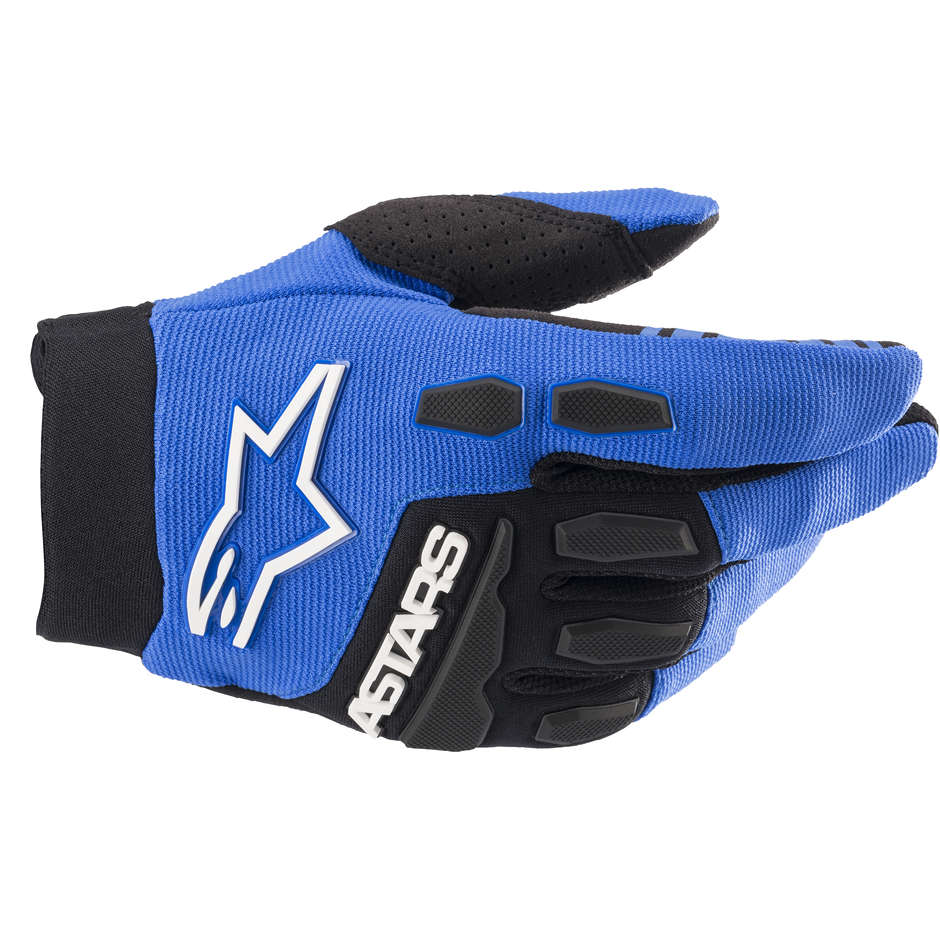 Child Gloves Moto Cross Enduro Alpinestars YOUTH & KIDS FULL BORE Blue