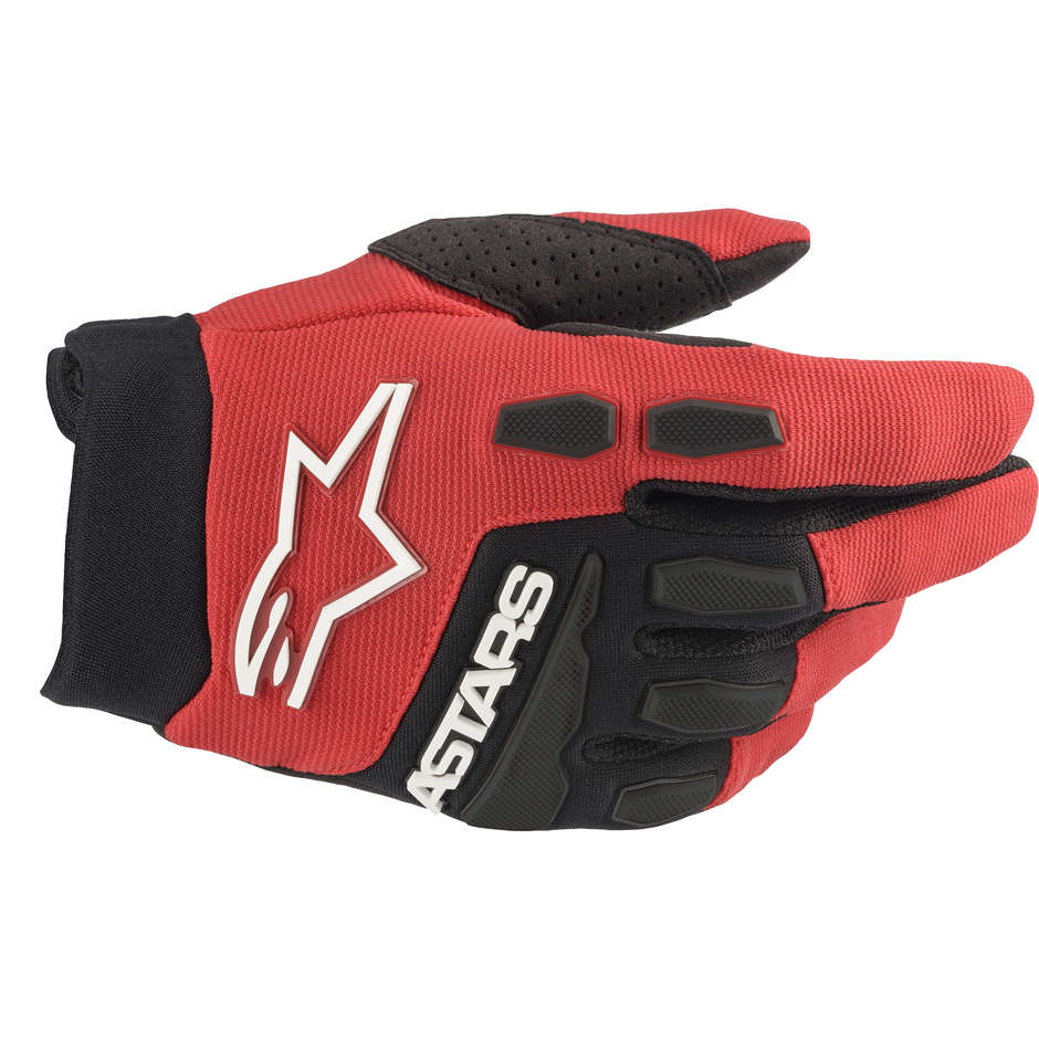 Child Gloves Moto Cross Enduro Alpinestars YOUTH & KIDS FULL BORE Red