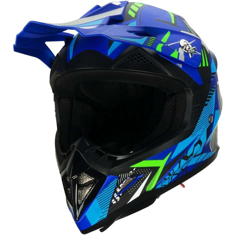 Child helmet Moto Cross Enduro CGM 209G WINNER Blue Matt