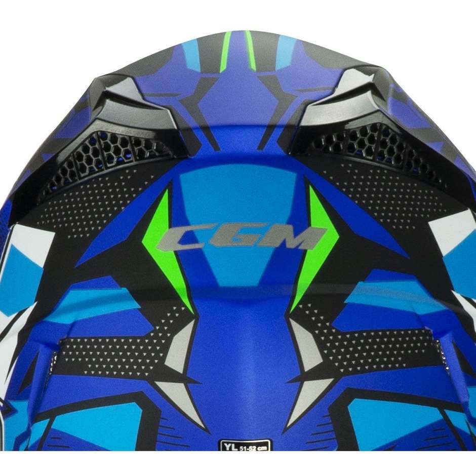 Child helmet Moto Cross Enduro CGM 209G WINNER Blue Matt