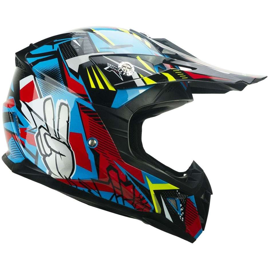 Child helmet Moto Cross Enduro CGM 209G WINNER Blue