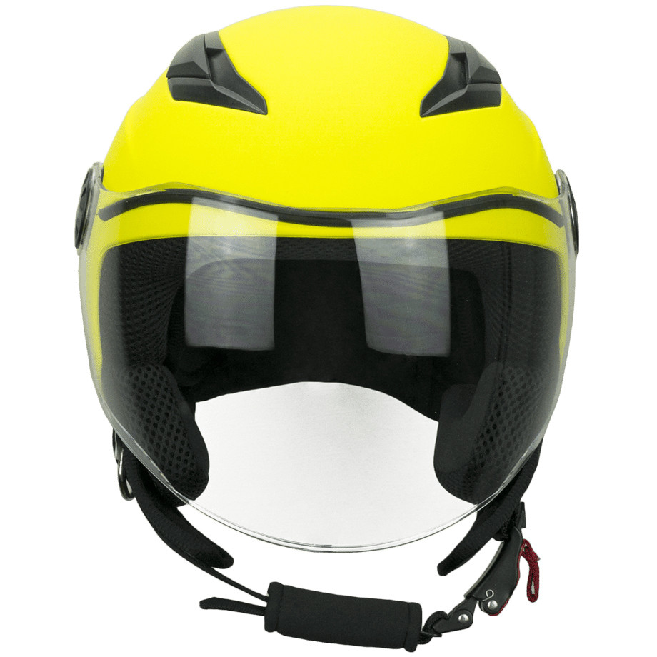 Child's Jet Motorcycle Helmet SKAP 2MH Fun Matt Yellow