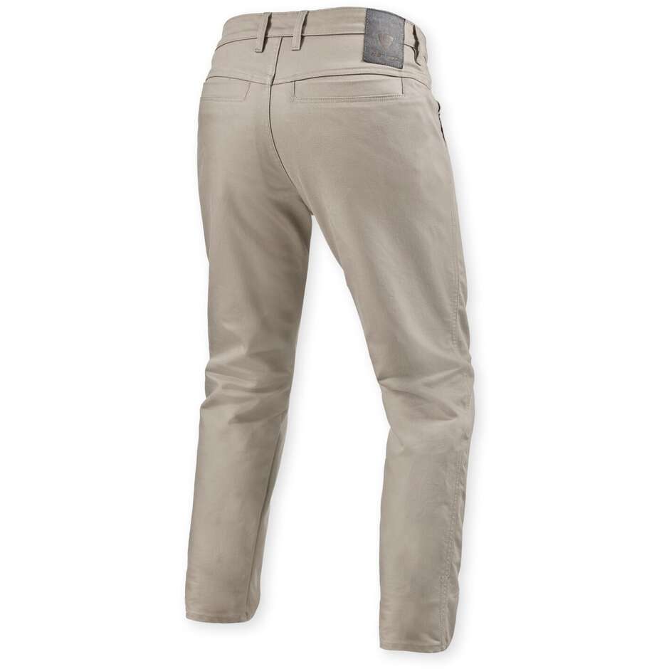 Chino Motorcycle Jeans Rev'it Dean 2 Tapered Sand - L34