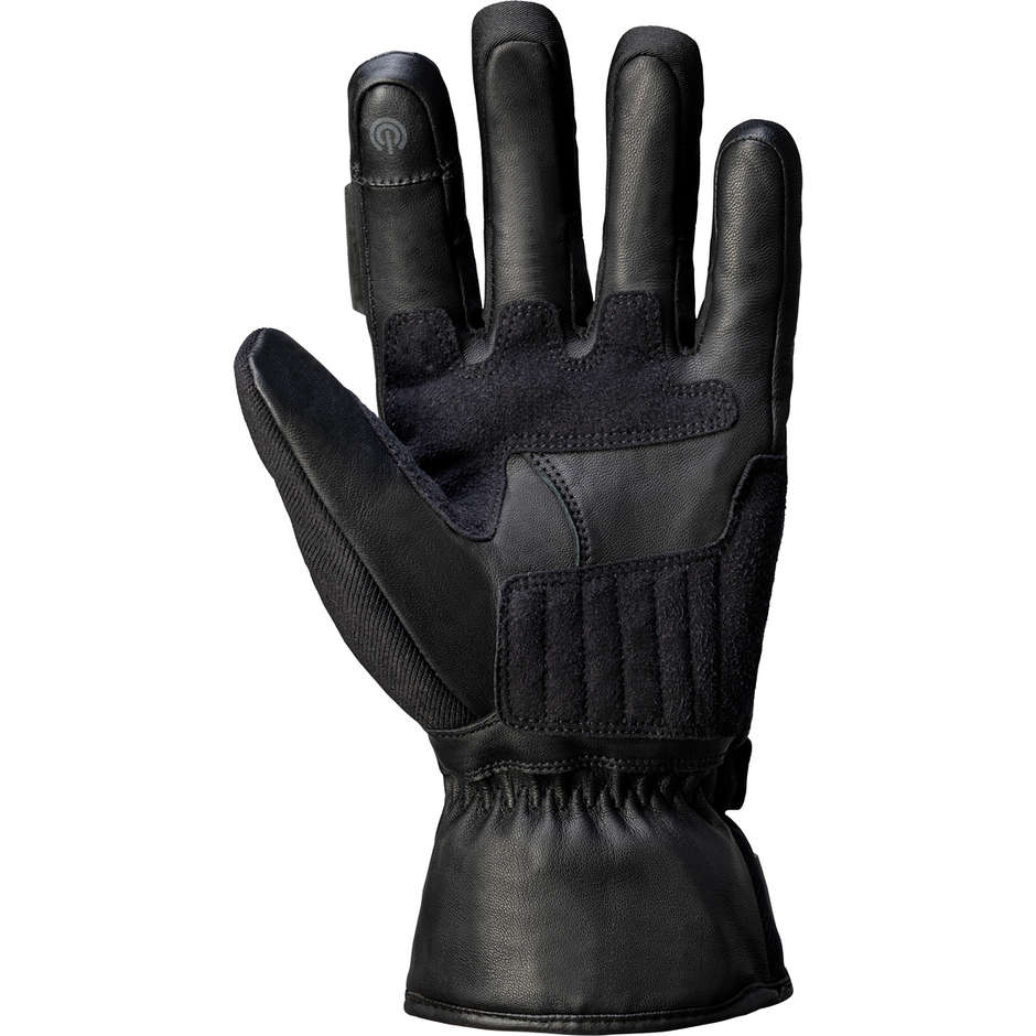 Classic Ixs Women's Motorcycle Gloves In Torino-Evo-ST 3.0 Black Leather