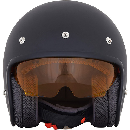 Classic Jet Motorcycle Helmet With Retractable Visor AFX Fx-142 Black