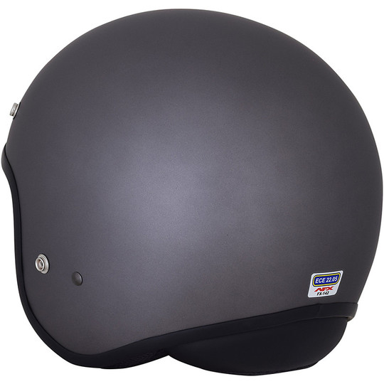 Classic Jet Motorcycle Helmet With Retractable Visor AFX Fx-142 Frost Gray
