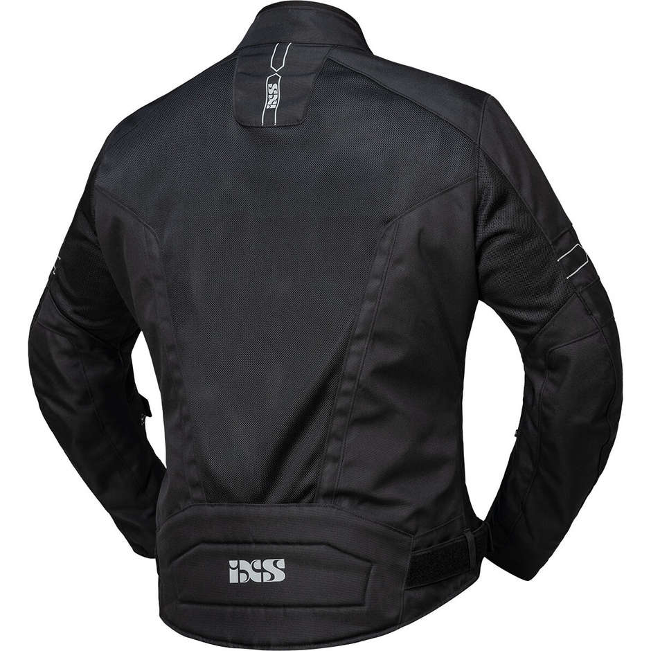 Classic Motorcycle Jacket In Black Ixs Evo-Air Fabric