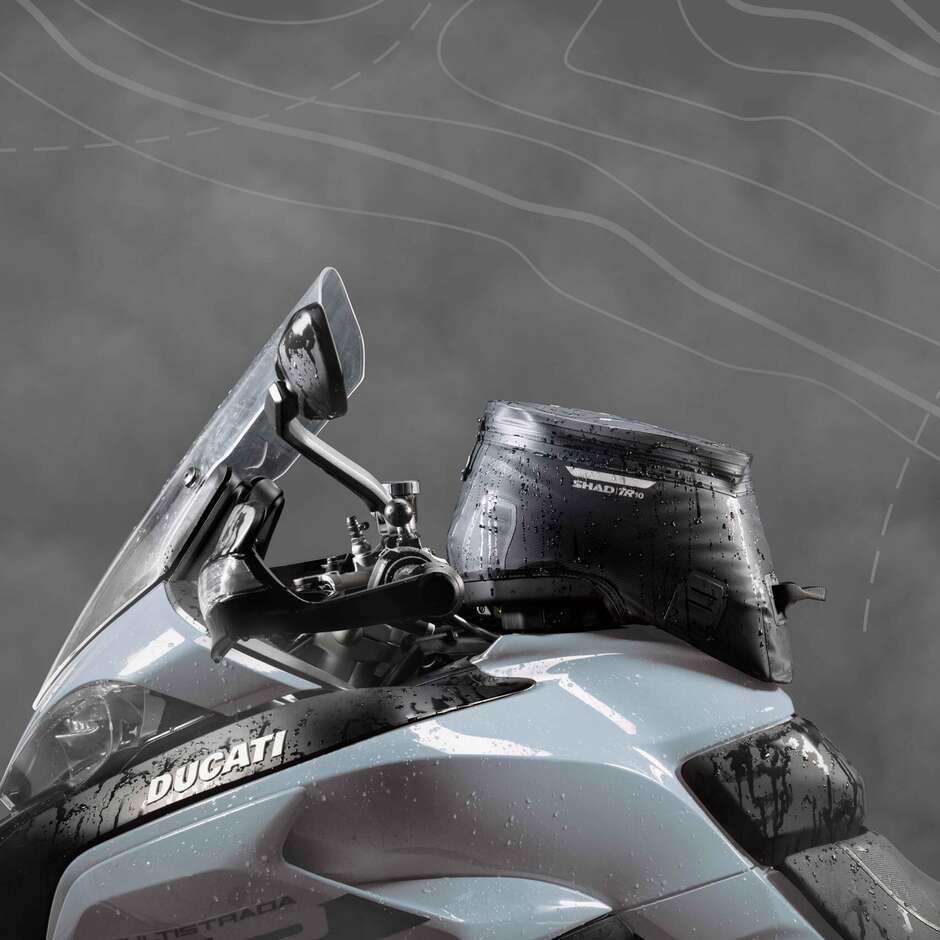 CLICK SYSTEM Sacoche de réservoir de moto Shad TERRA TR10CL 7 litres