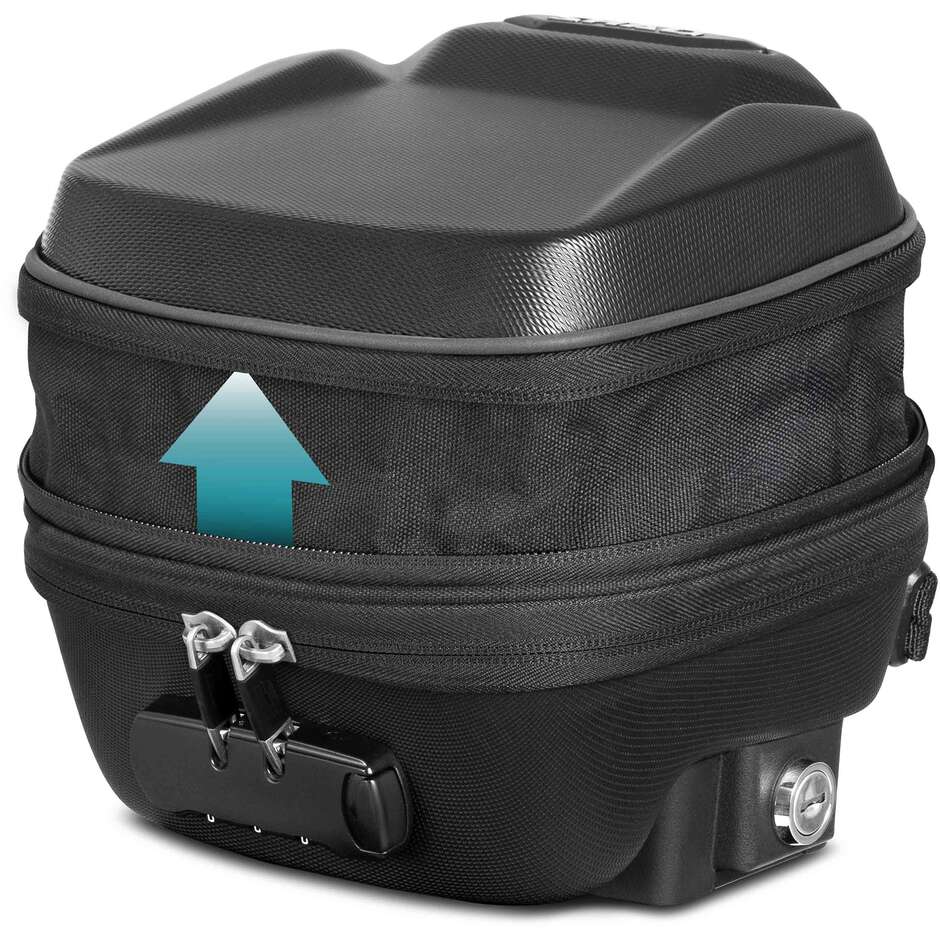 CLICK SYSTEM Sacoche de Réservoir Moto Shad E03CL PRO Extensible 3>4 Litres