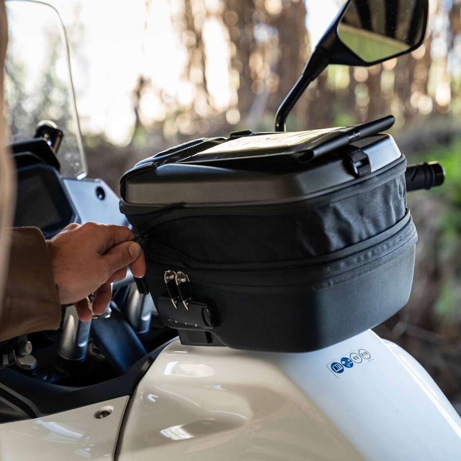 CLICK SYSTEM Sacoche de Réservoir Moto Shad E09CL PRO Extensible 5>8 Litres