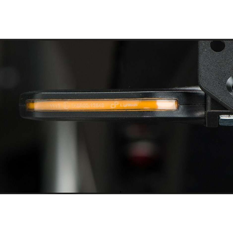 Clignotant Séquentiel LED Flèches Moto Lightech FRE933 Noir