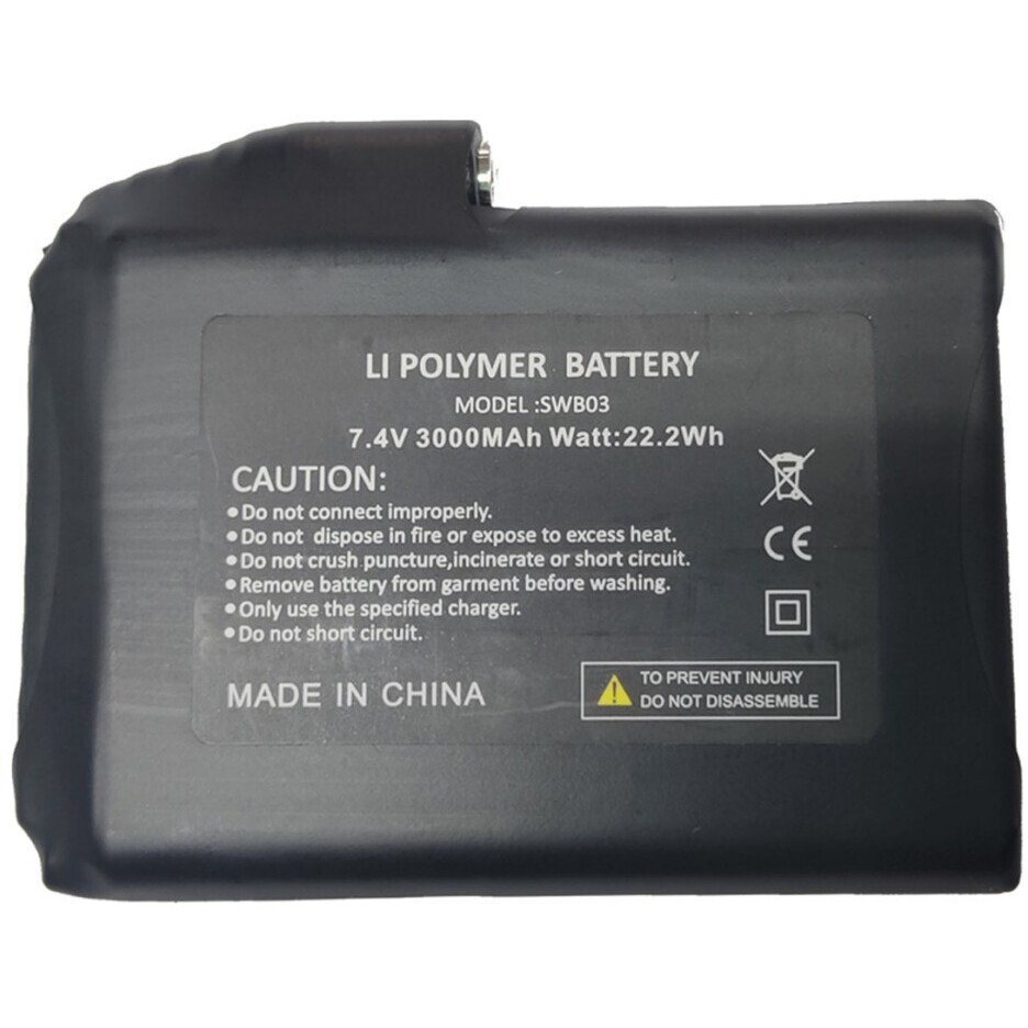 Clover 3000mAh Replacement Battery for Heated Gloves