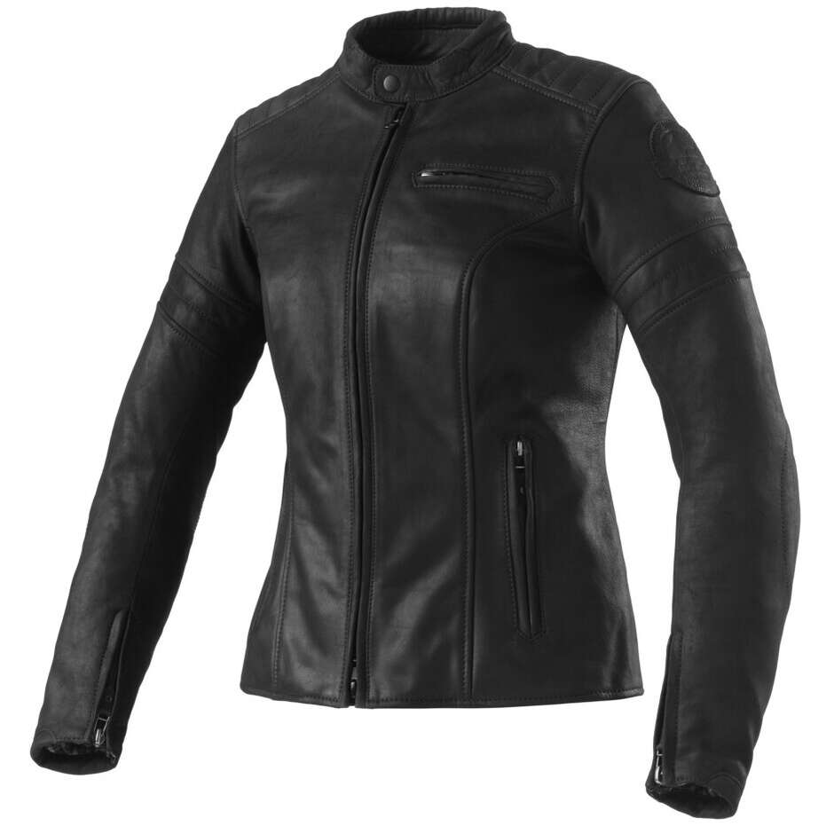 Clover BULLET PRO 2 LADY Women's Leather Motorcycle Jacket Black