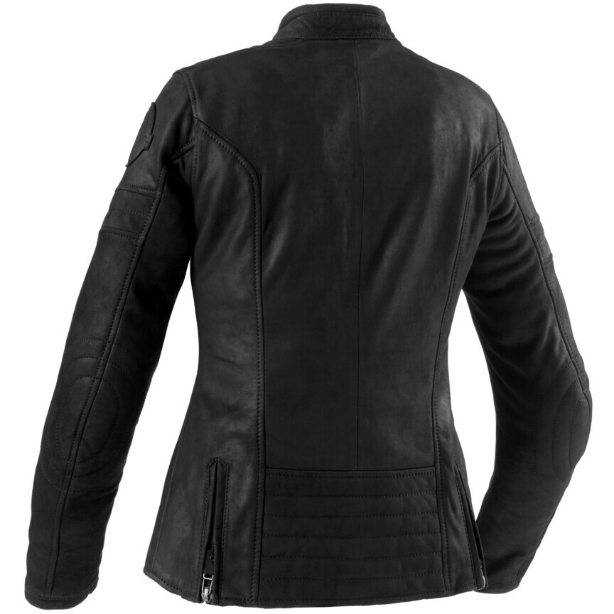 Clover BULLET PRO 2 LADY Women's Leather Motorcycle Jacket Black
