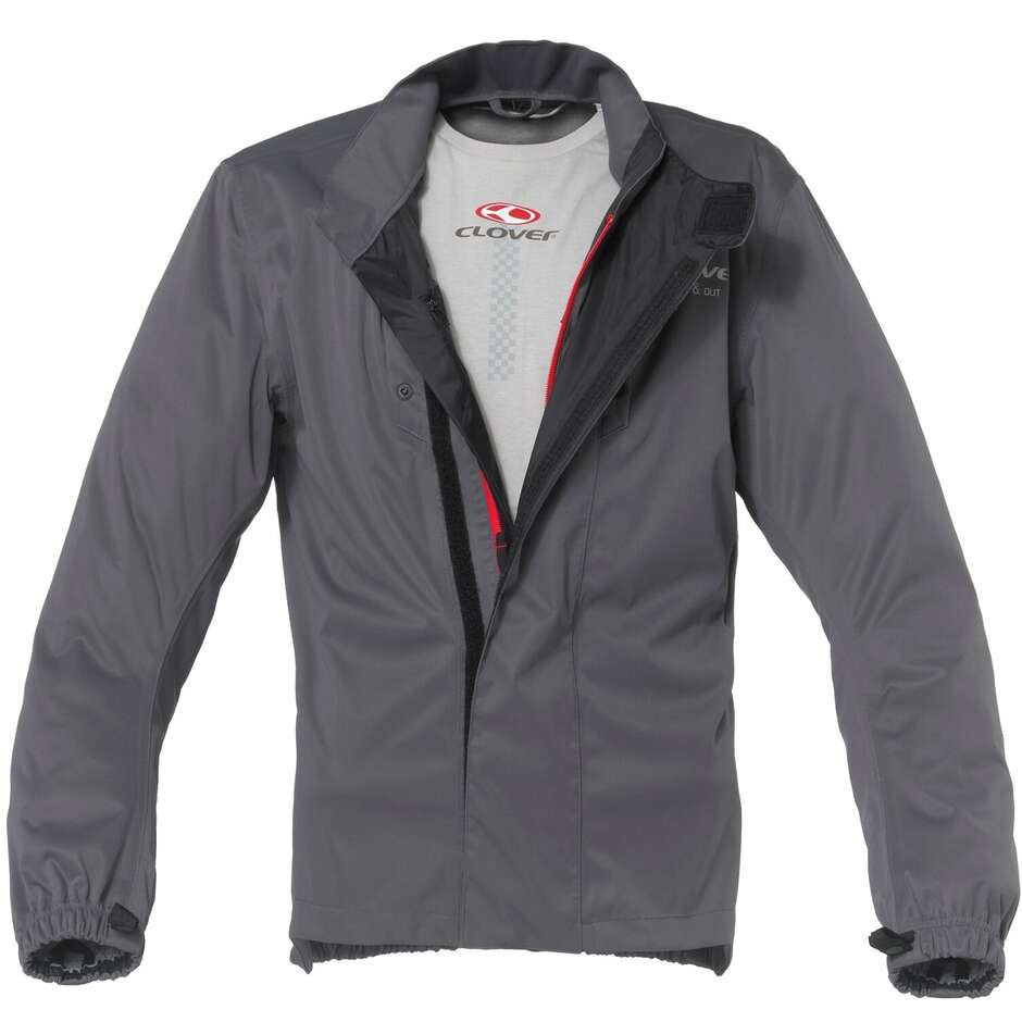 Clover GTS 5 WP Motorcycle Jacket Black Grey