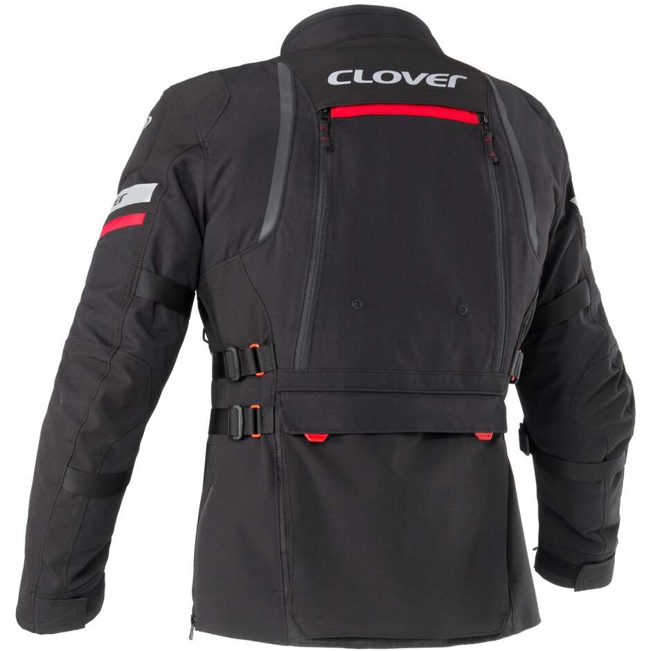 Clover GTS 5 WP Motorradjacke Schwarz