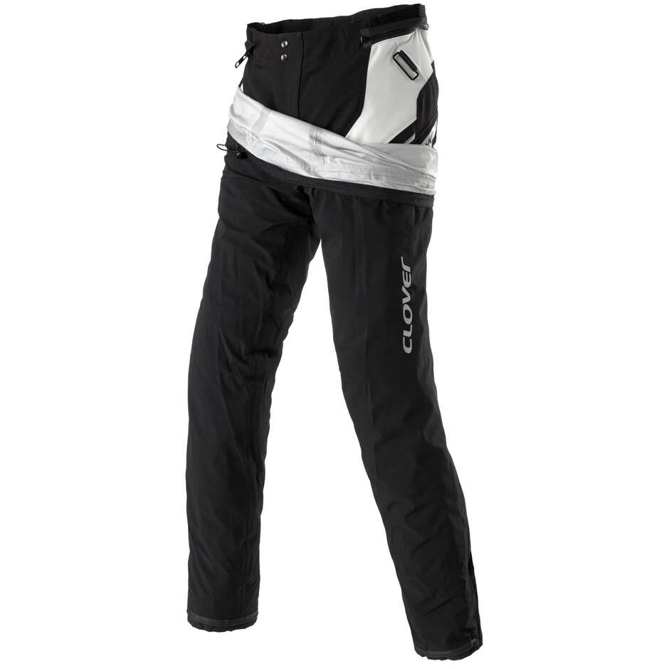 Clover GTS 5 WP Stoff Motorradhose Schwarz Grau
