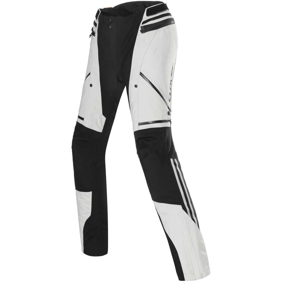 Clover LAMINATOR 2 LADY WP Women's Fabric Motorcycle Pants Black Grey