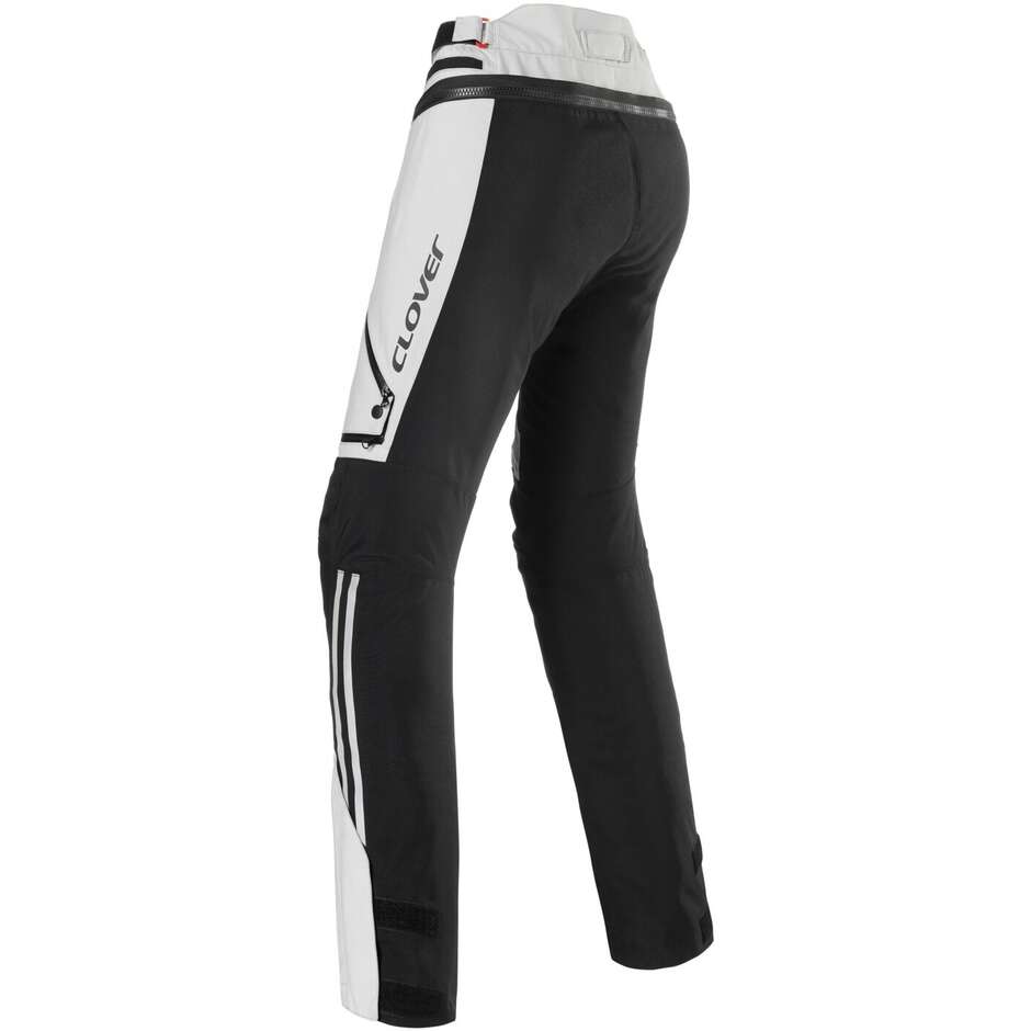 Clover LAMINATOR 2 LADY WP Women's Fabric Motorcycle Pants Black Grey