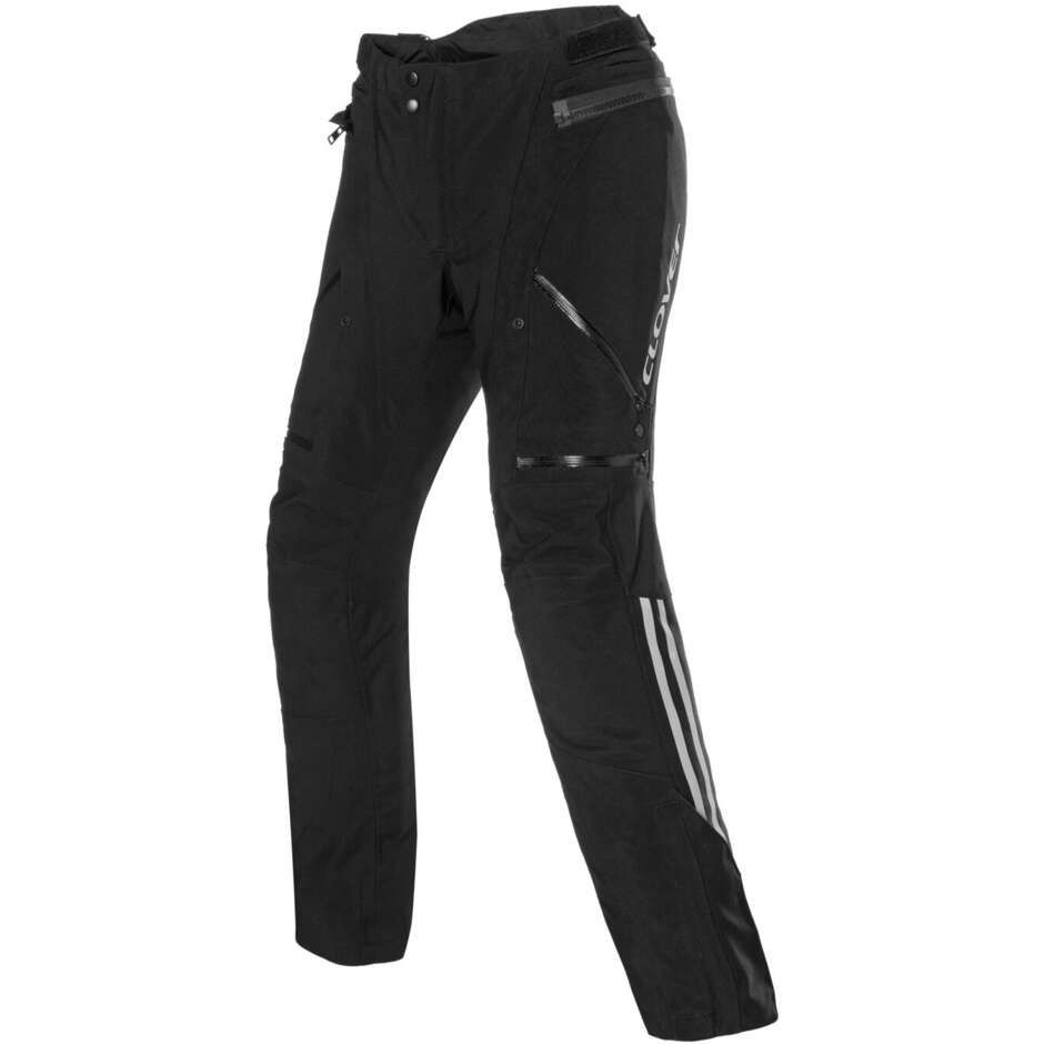 Clover LAMINATOR 2 WP Fabric Motorcycle Pants Black