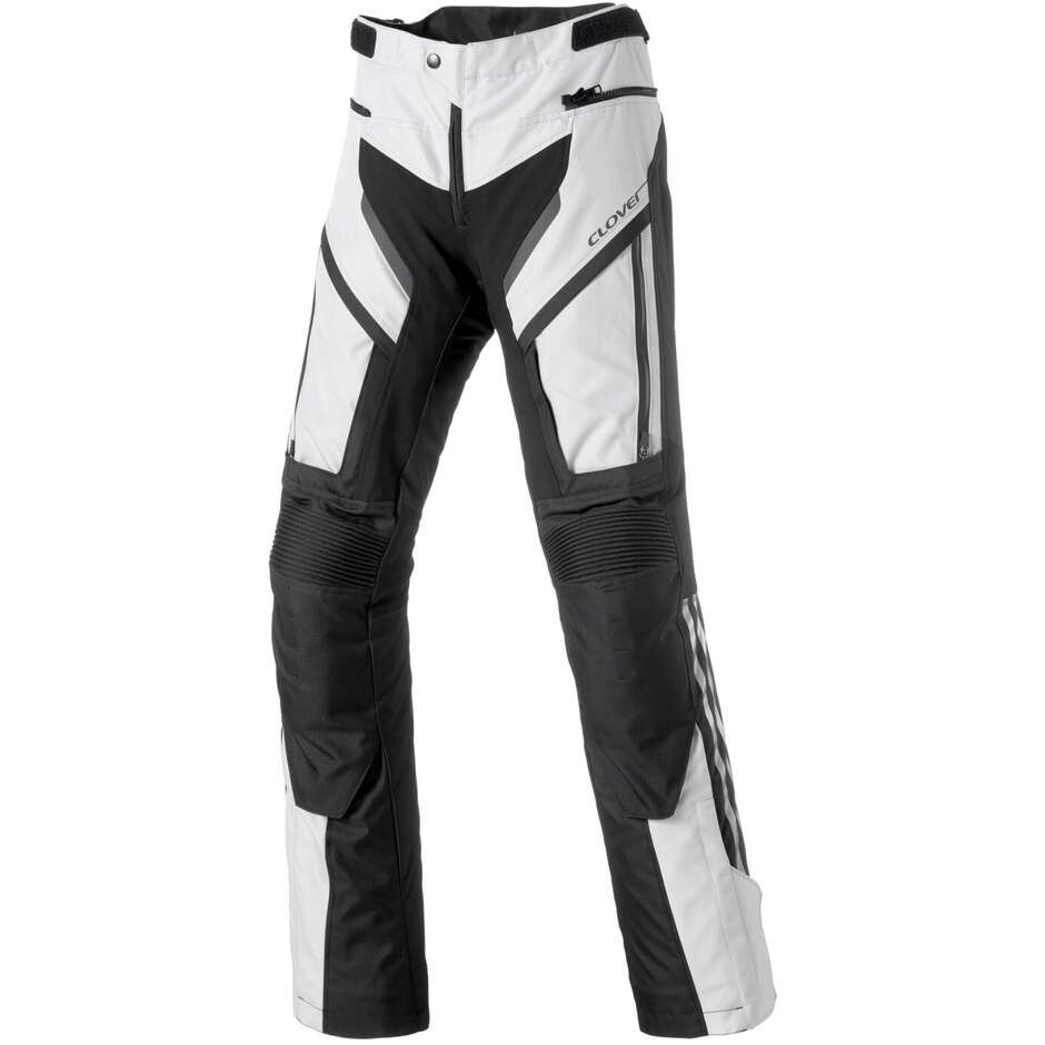 Clover LIGHT PRO 3 LADY WP Women's Fabric Motorcycle Pants Black Grey
