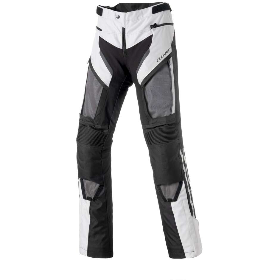 Clover LIGHT PRO 3 LADY WP Women's Fabric Motorcycle Pants Black Grey
