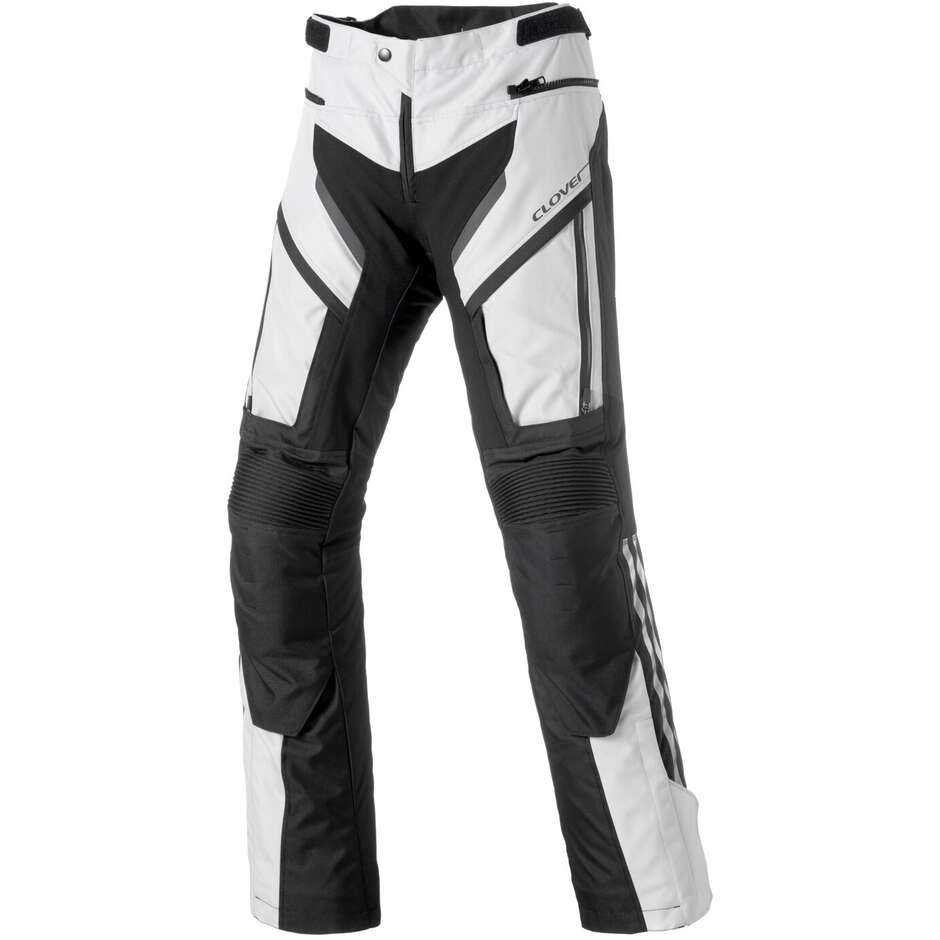 Clover LIGHT PRO 3 WP Fabric Motorcycle Pants Black Grey