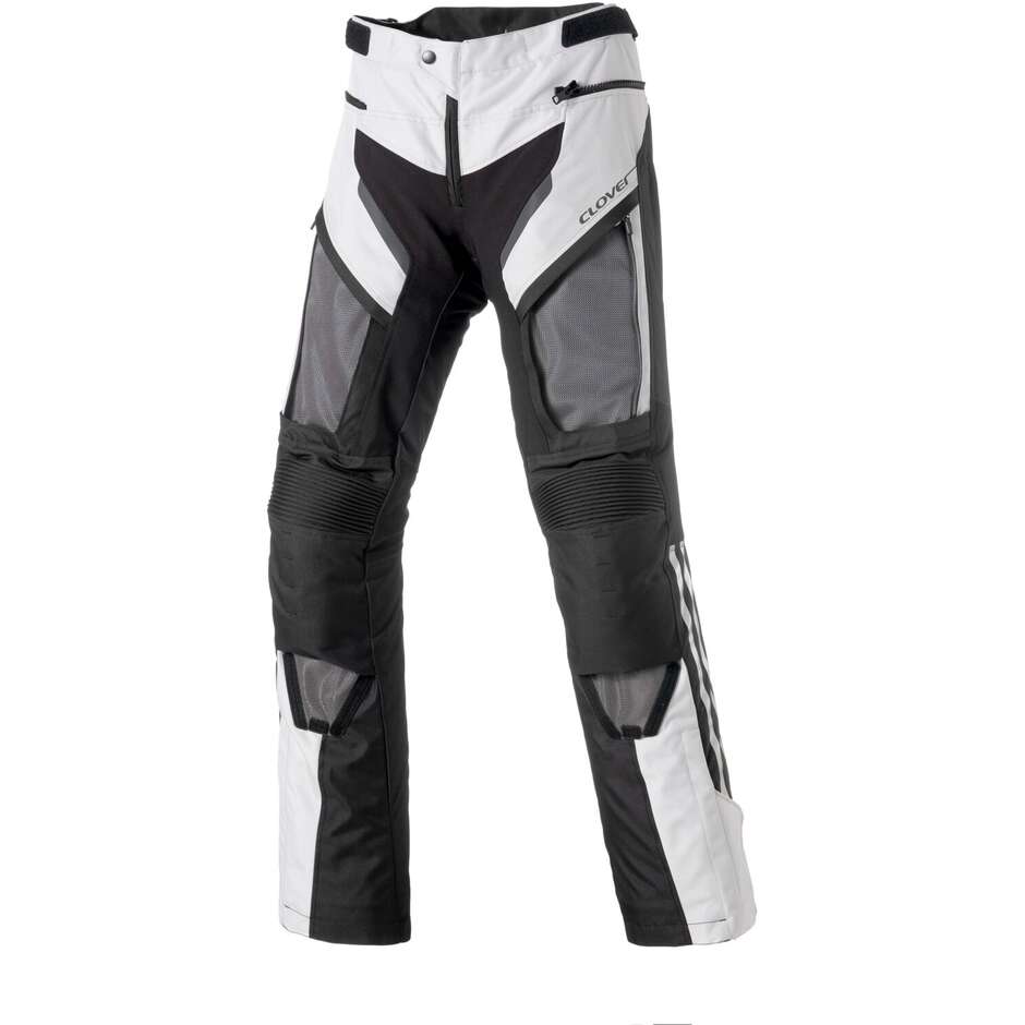 Clover LIGHT PRO 3 WP Fabric Motorcycle Pants Black Grey