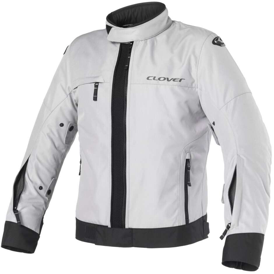 Clover LOOPING Motorcycle Jacket Black Grey